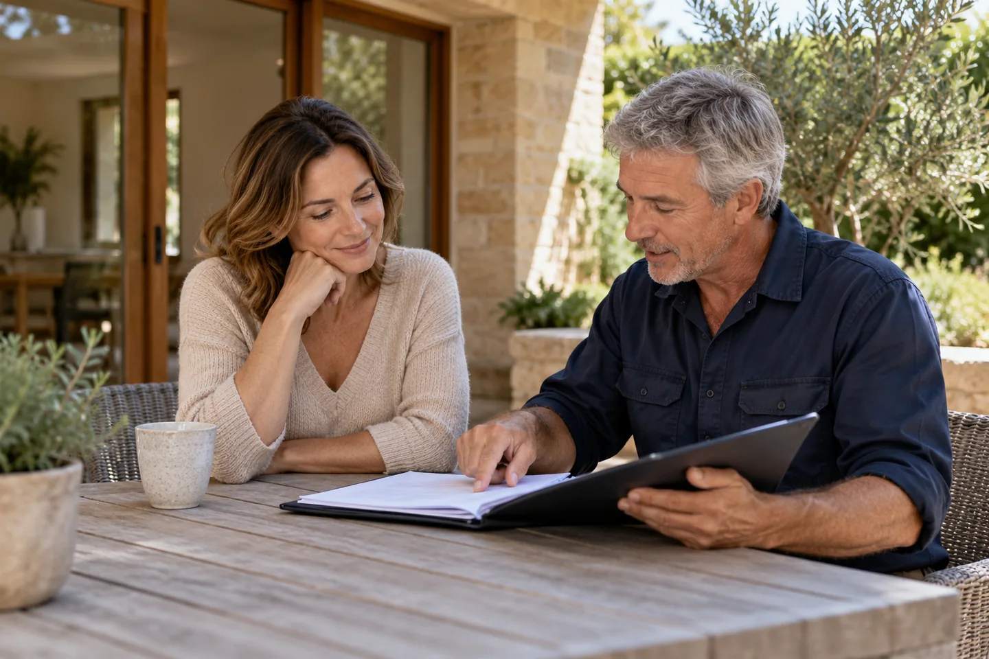 Illustrative discussion of a completed service document
